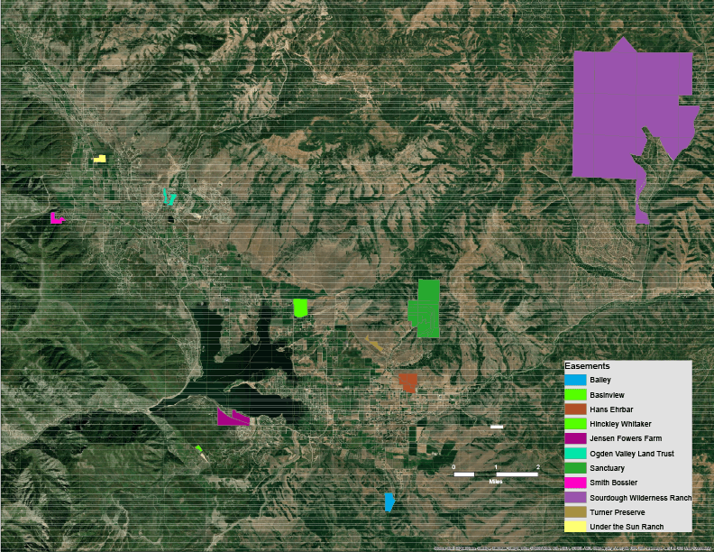 Current list of conservation easements in Ogden Valley.